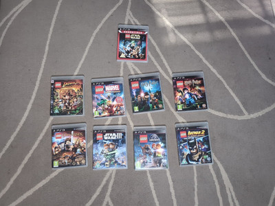 Lego Sony PS3 Spiele Restposten Konvolut 9 Stück mit Anleitungen Top CIB