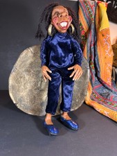 Old OOAK Carol Casey Whoopi Goldberg Caricature Madelene Doll