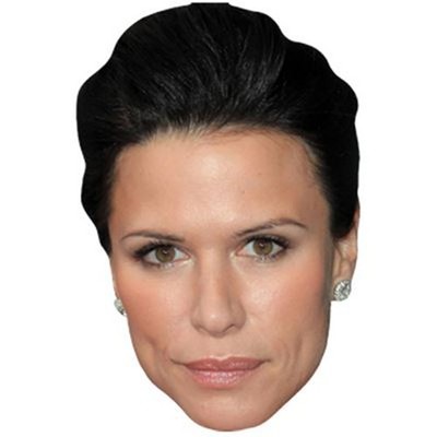 Rhona Mitra Big Head. Größer als das Leben Maske.