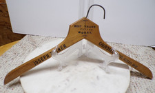 Antique Joseph Zeiner Cherokee Iowa Wood Good Clothes Shop Hanger-A THIS FAMILY 