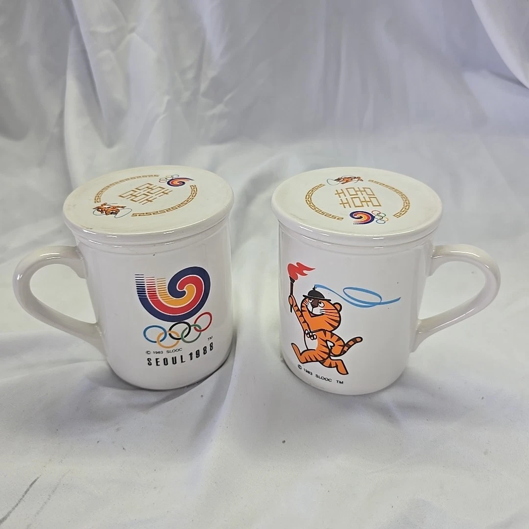 Tasse des Jeux olympques dété de Montréal 1976, bère sten, logo des