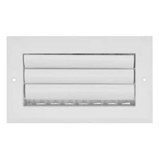 12 -Hart & Cooley 021242 - Aluminum Curved Blade 1-Way Sidewall/Ceiling Register