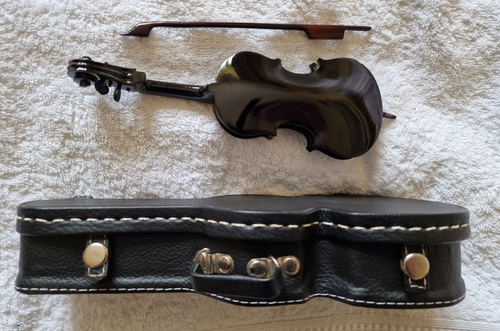 Ornamental model cello with case and bow - Picture 3 of 3