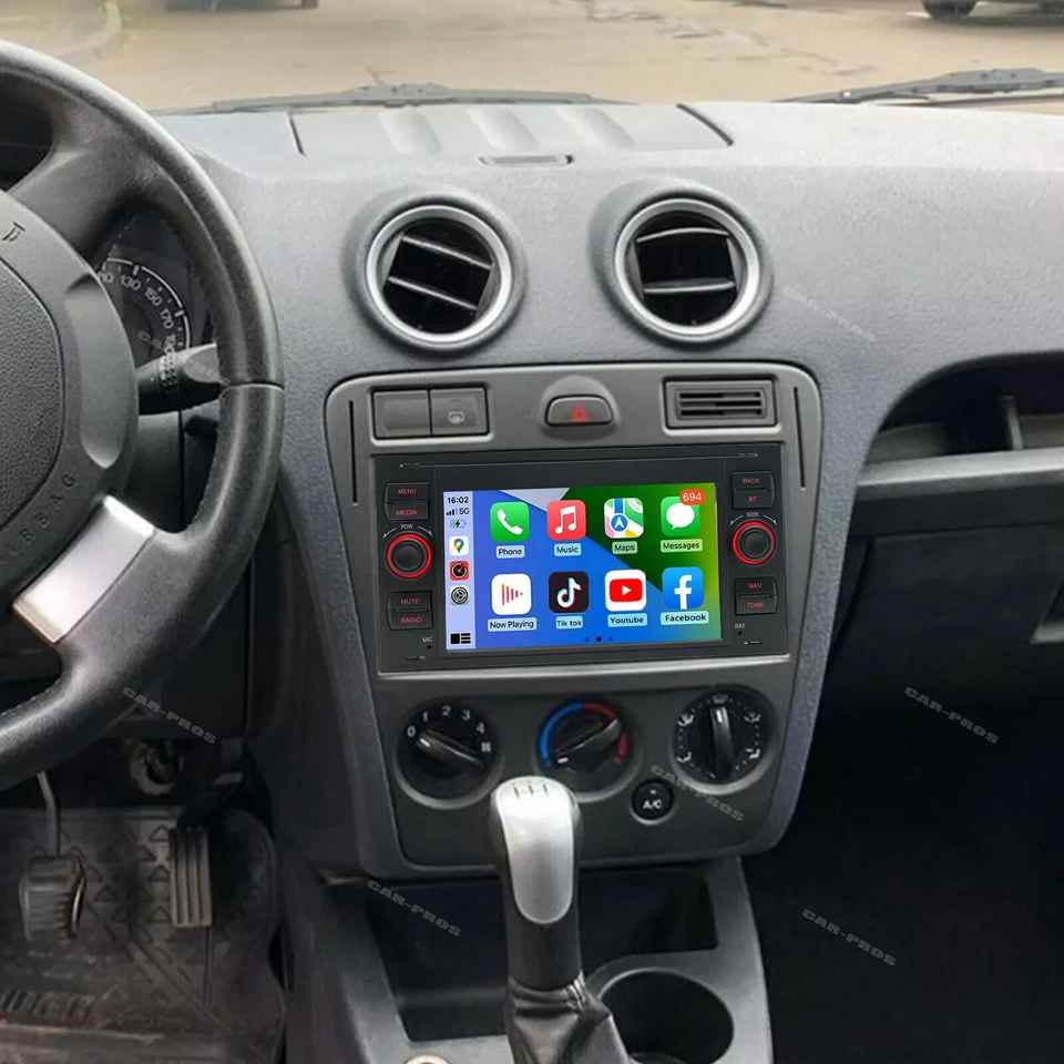 Android 13 For 2006-2008 Ford Fiesta Apple Carplay Car Stereo Radio GPS Nav WIFI - Image 2 of 4