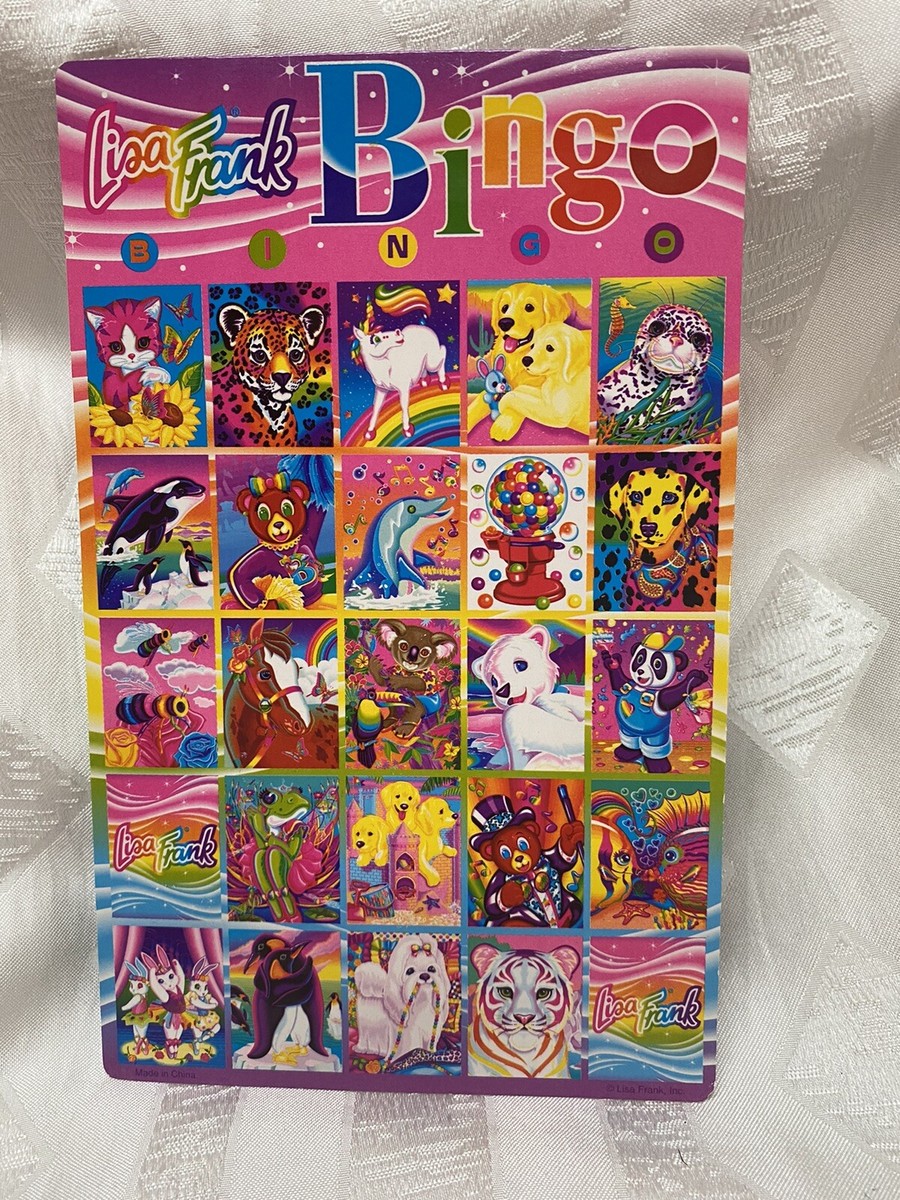 Lisa Frank Bingo Single Card | eBay