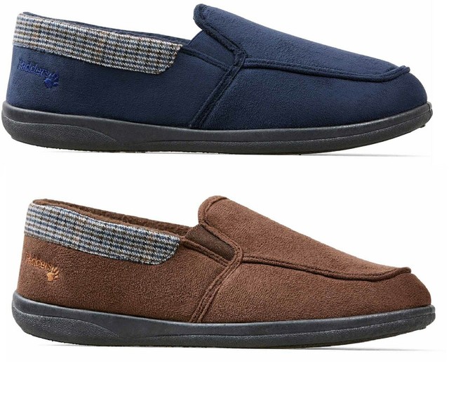 mens slippers wide fit uk