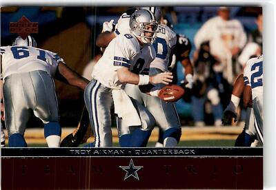 1996 Upper Deck #TT40 Troy Aikman Team Trio