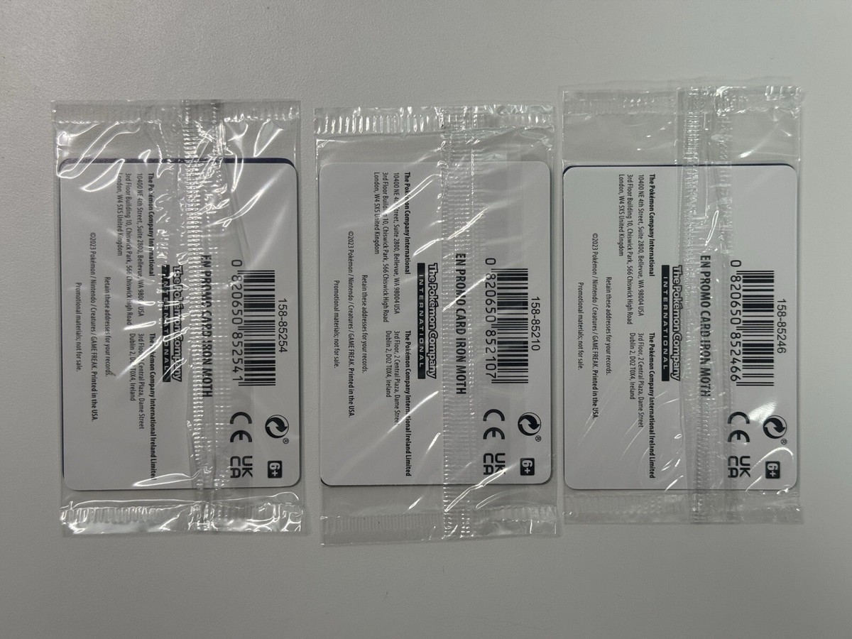 Iron Moth 028/182 EB Games Paradox Rift Gamestop Stamped