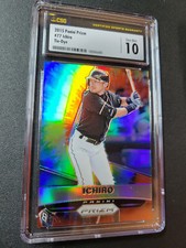 🌟 2015 Panini Prizm Ichiro Suzuki 17/50 Tie-Dye CSG Gem Mint 10 #77