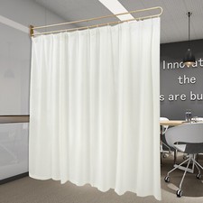200cm U-Shape Room Divider Privacy Partition Curtain Privacy Protection