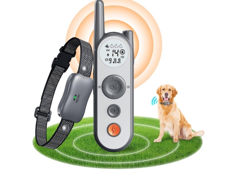 Wireless Dog Fence, 3500 Ft Electric Dog Fence with 6100Ft Remote