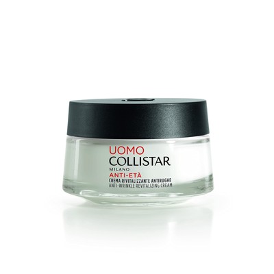 revitalisierende Anti-Falten-Creme aus der Männerserie beugt Falten vor und g...