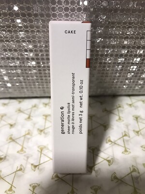 Glossier Generation G Sheer Matte Lipstick - Cake - 3g Neu und Originalverpackt