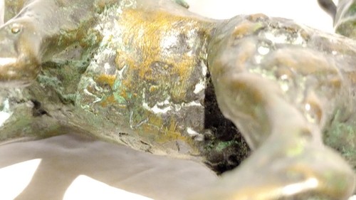 Daniel Albert Harris (Zev) (americano, 1914-1987), caballo de bronce sobre mármol - Imagen 7 de 18