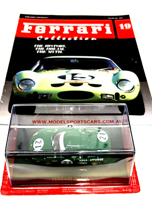 Ferrari Collection 1/43 Ferrari 250 LM Piper Attwood No.21 Green Magazine No.19