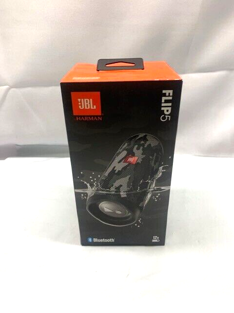 JBL Flip 5 Portable Waterproof Speaker - BLACK CAMO*New-image
