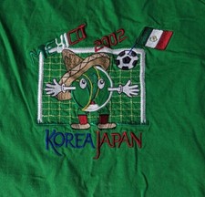Vintage 2002 Korea/Japan World Cup Mexico National Team Embroidered Shirt