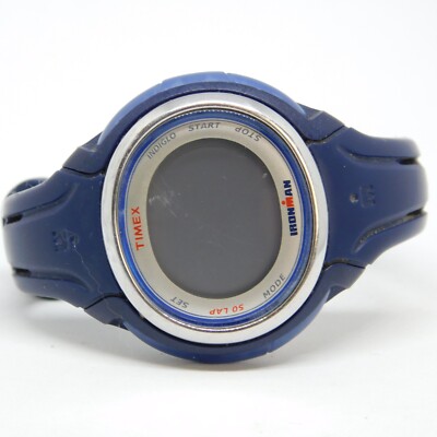 Timex Ironman Indiglo WR 100M 50 Lap Quartz Digital Women's Watch New  Battery - Main Image
