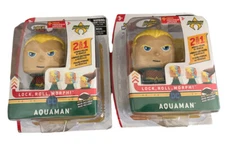 Aquaman DC Lock Roll Morph 2 In 1 Hybrid Figure to Vehicle (PACK OF 2) NEW!