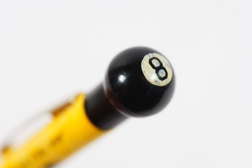 Radio KCBD 1590 Lubbock Texas 8 Ball End Dialer Advertising Mechanical Pencil - Picture 4 of 6