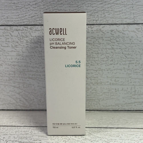 ACWELL Licorice pH Balancing Korean Toner for Cleansing 5.07 fl.oz Exp. 8/2027