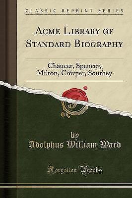 Acme Library of Standard Biography Chaucer, Spence - Photo 1 sur 1