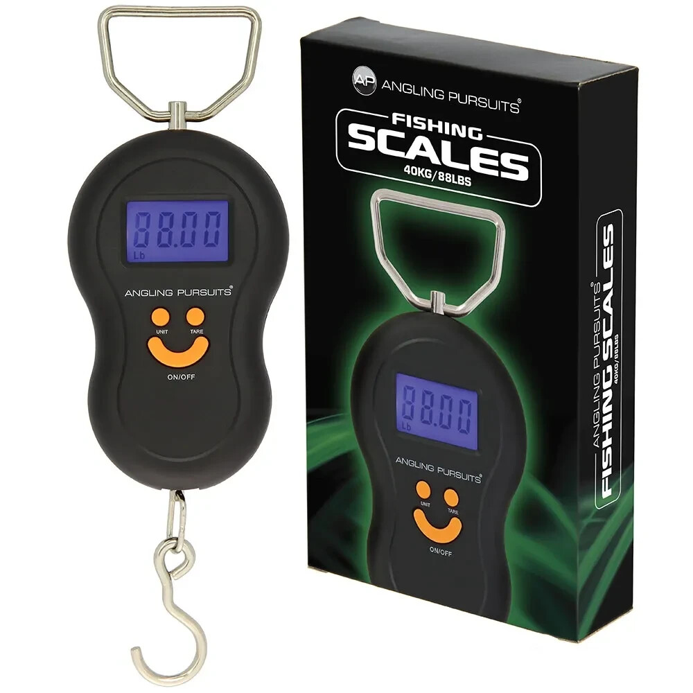 Digital Carp Fishing Scales Luggage Weighing Hanging Hook Electronic 40kg / 88LB