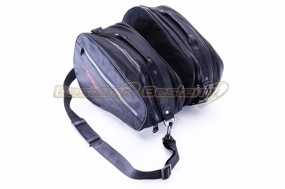 Honda NT700 NT700V Deauville Saddlebag Side Case Trunk Liner Liners Bags Black - Image 4 of 4