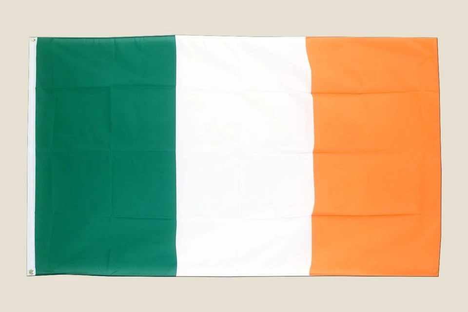 Large Irish Flag Ireland Republic Dublin St Patrick Day Football Rugby Fan 5x3ft - Image 3 of 4