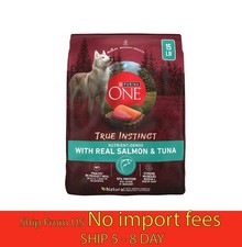 Purina ONE True Instinct Dog Food Salmon Tuna 15lb High Protein... wa