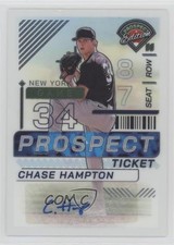 2024 Panini Prospect Edition Holo Signatures Chase Hampton #34 Auto 0it8