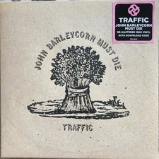 Traffic - John Barleycorn Must Die - Sticker - Remastered - Brand New Vinyl