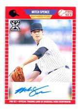 2021 Leaf Pro Set Baseball #PS-MS1 Mitch Spence Autographs XRC Prospect