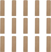 15 Pack Cardboard Tubes for Craft, Brown Paper Rolls round Cardboard Tubes Empty