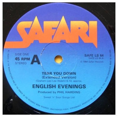 English Evenings - Tear You Down (VINYL)