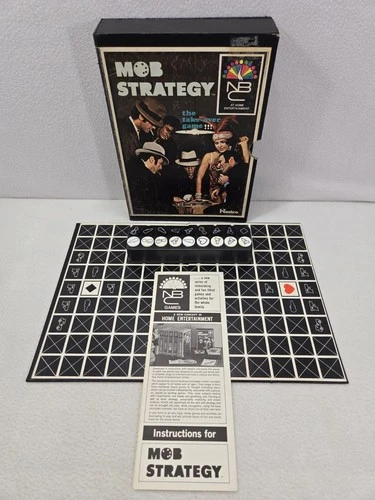 Hasbro NBC MOB STRATEGY Board Game Vintage 1969-COMPLETE