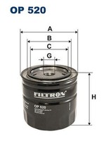 Filtron OP 520 Schraubfilter Hydraulikfilter, FüR Alpine, Bogdan, Chrysler,