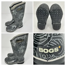 BOGS Classic Batix Rain Boots Size 6 Tapestry Floral Sustainable Waterproof