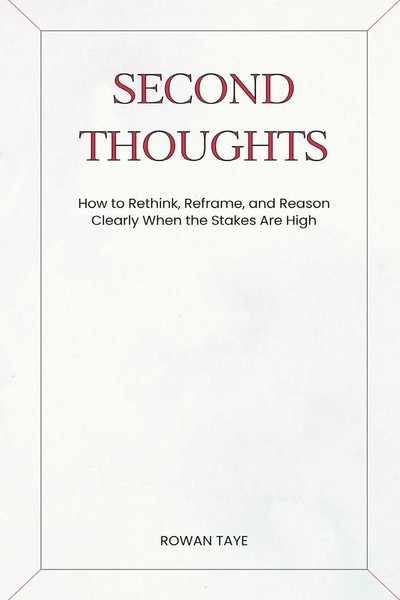 Second Thoughts Rowan Taye Taschenbuch Englisch 2025 Mindful Pages-image