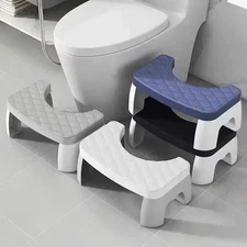 Non-slip Toilet Step Stool Squatty-Potty Bathroom Squat Chairs Furniture
