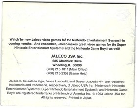 MANUAL ONLY Bases Loaded 4 (Nintendo NES, 1993) Authentic. Clean. Complete