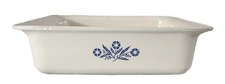 VTG Corning Ware Blue Cornflower 2 Qt P-322 Square Casserole Baking Dish USA