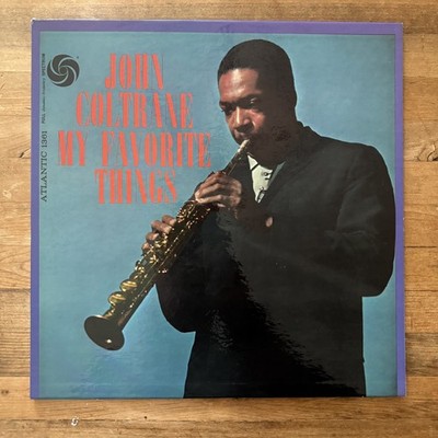 John Coltrane My Favorite Things Atlantic 1361 Mono White Fan Rare Jazz LP