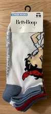 Betty Boop Pack Of 6 Size 9-11 Anklet Socks/Brand New 