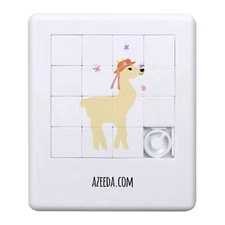 'Lama With A Butterfly On Her Nose' Sliding Puzzle (PZ00031613)