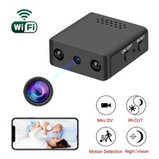New Compact Mini WiFi Camera HD 720P Night Vision Magnetic Mount App Remote View