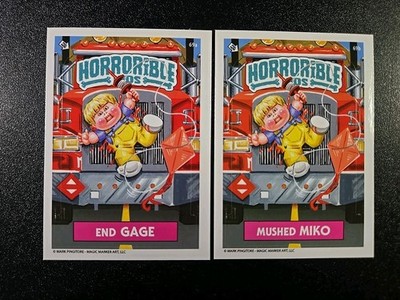 Stephen King Pet Sematary Gage Horrorible Kids Spoof Garbage Pail Kids Card Set