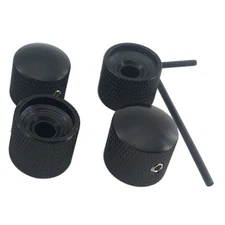 4Pcs Metal Dome Tone Volume Control Knob For Electric Guitar Bass Parts e