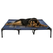 Large Cat Dog Bed Indoor Outdoor Raised Elevated Cot 48 x 35 Inch Camping