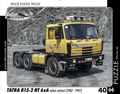 Puzzle TRUCK 30 - Tatra 815-2 NT 6x6 Sattelzugmaschine (1982 - 1997) 40 Teile